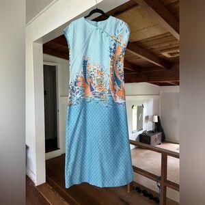 Vintage Women's Tori Richard Honolulu 70's Mod Maxi Dress - Vintage Size M